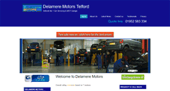 Desktop Screenshot of delameremotors.co.uk